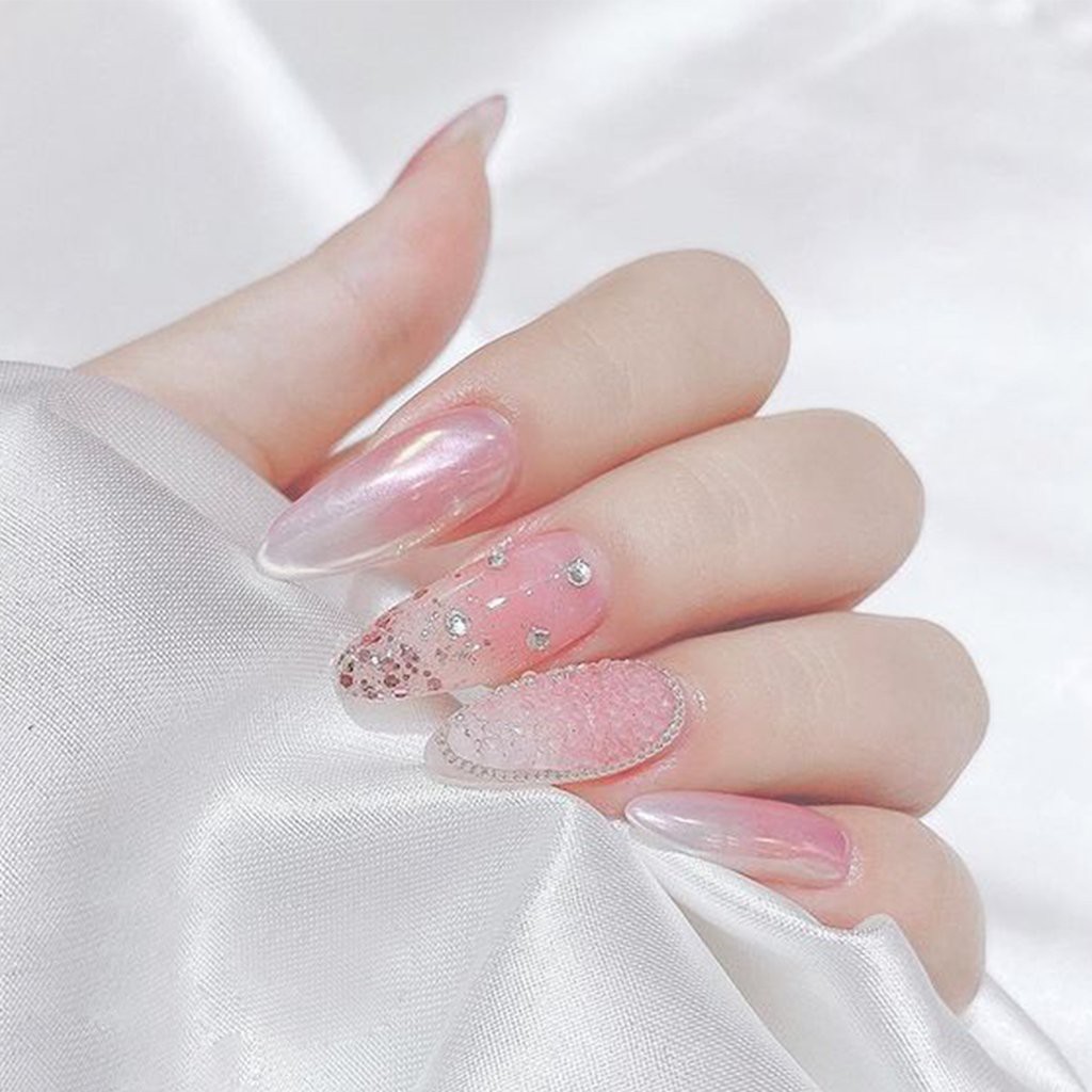 Khay hứng đá rắc nail, bột, nhũ trang trí móng các loại - Khay đựng nhũ rắc tiện lợi, chuyên dụng cho dân làm móng