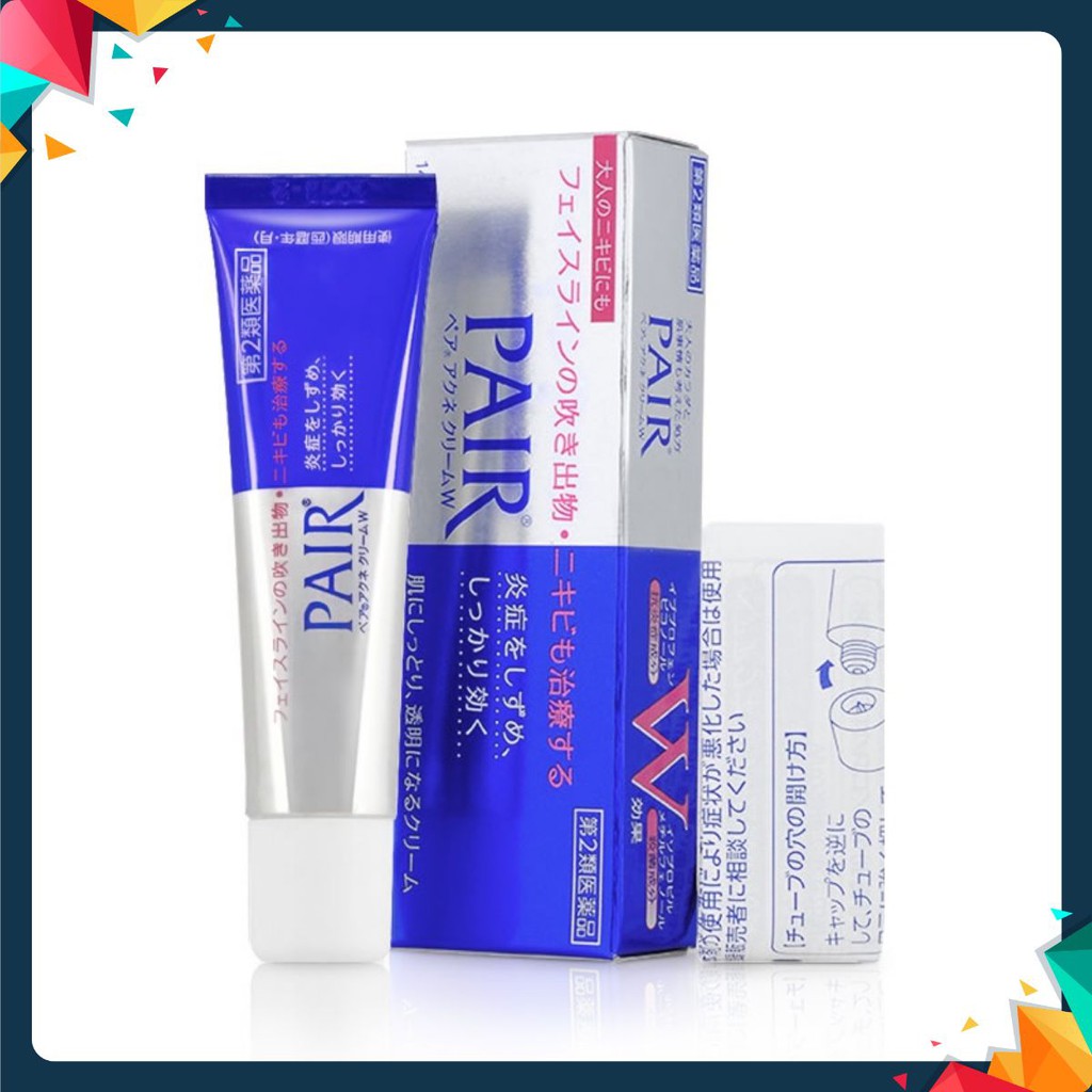 Kem ngừa mụn Pair Acne W Cream Nhật Bản giảm sập sàn