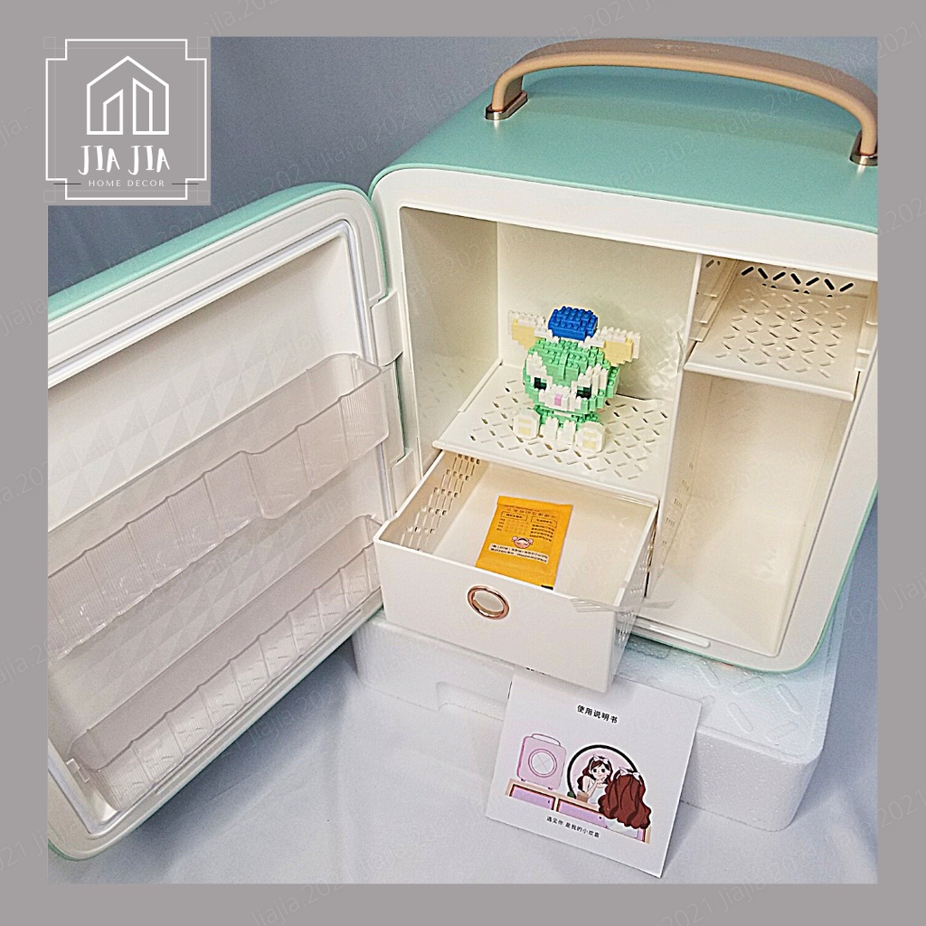 [HÀNG CÓ SẴN] Tủ lạnh mini CAO CẤP GEVILAN Beauty - Tủ lạnh đựng mỹ phẩm 9L - Bảo quản nhiệt độ không đổi