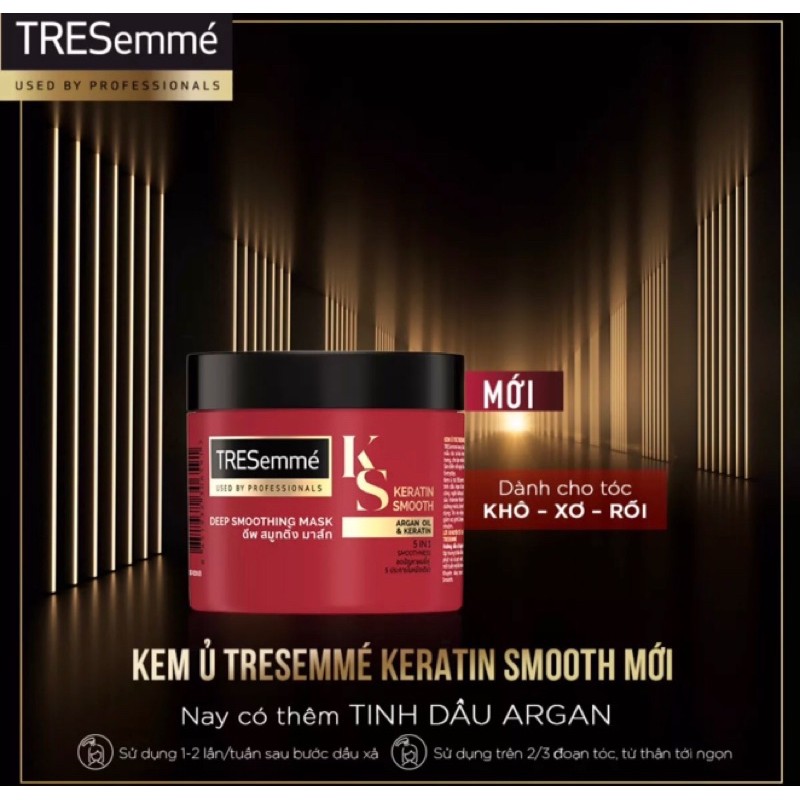 KEM Ủ TÓC TRESEMMÉ KERATIN TINH DẦU ARGAN 180ML