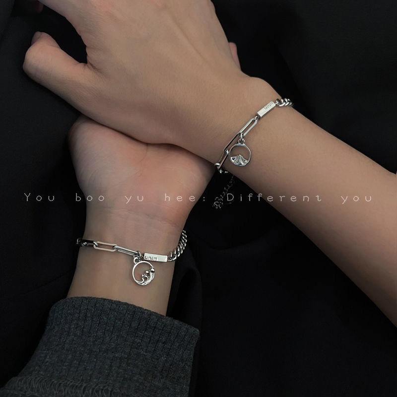 Vòng tay đôi nam nữ  Vòng Tay Cặp Đôi Shanmeng vows Thiết Kế Phù Hợp Làm Quà Tặng Cho Bạn Trai/ Bạn Gái