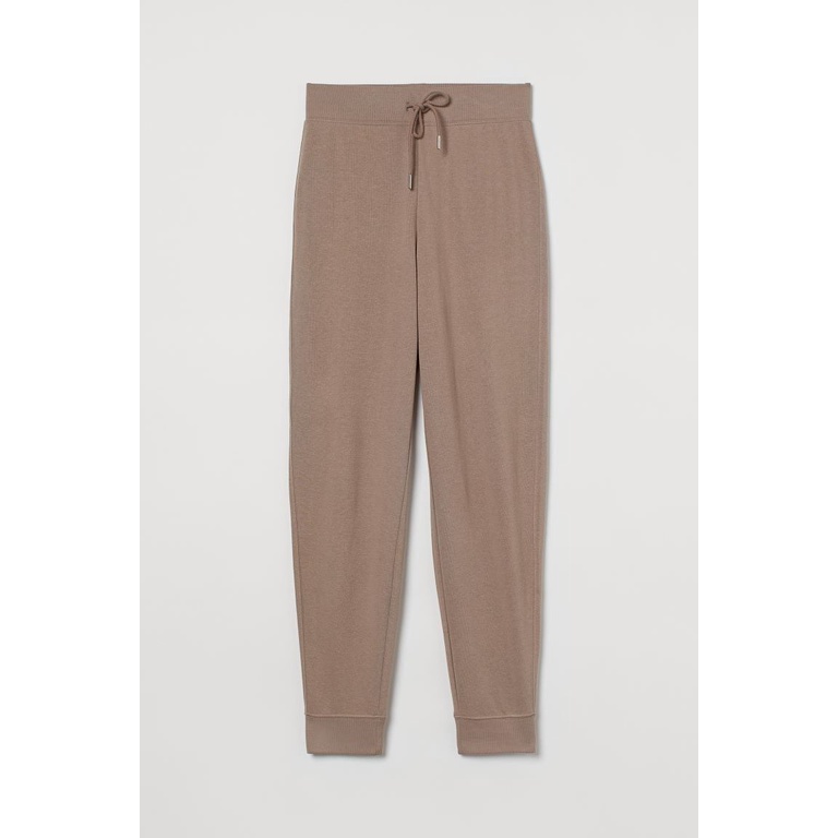 Quần joggers nâu nữ HM Auth