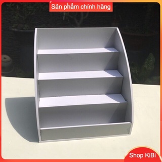 Kệ đựng nước hoa mini màu xám bạc siêu gọn gàng