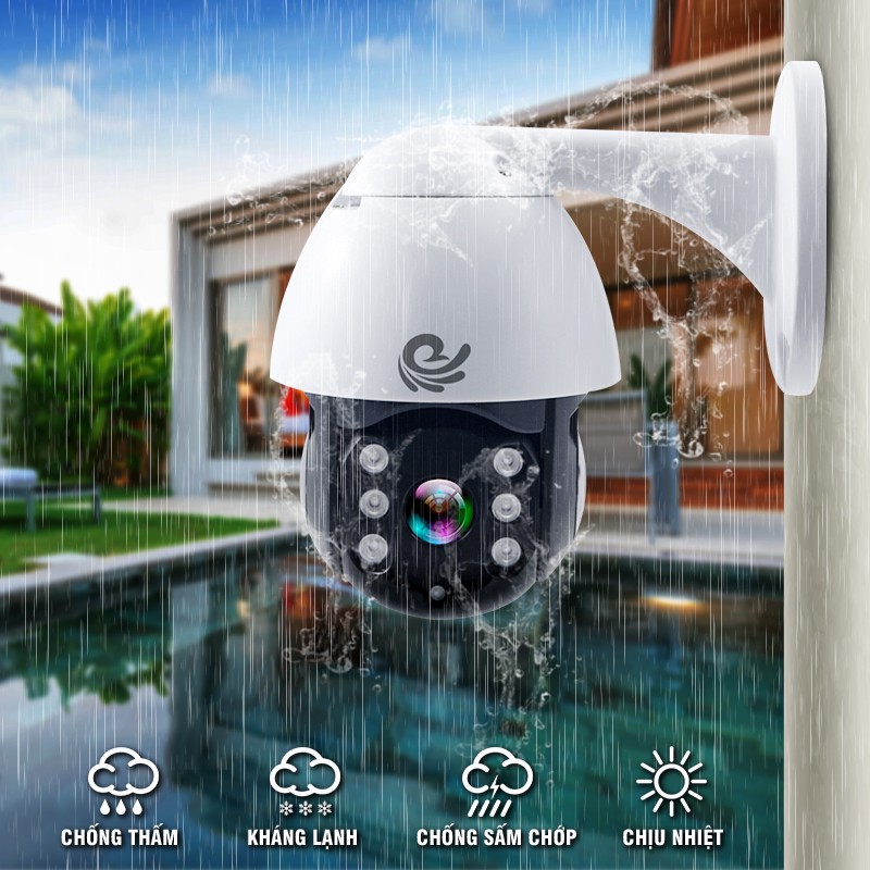 Camera Ip Camera Wifi- Việt Star Quốc Tế  Ngoài Trời Xoay 19HS200, Xoay Theo Chuyển Động 2.0Mpx, Chống Nước | WebRaoVat - webraovat.net.vn