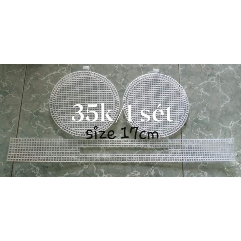 [ FREESHIP 50K ] cavas tròn lỗ to size 17cm