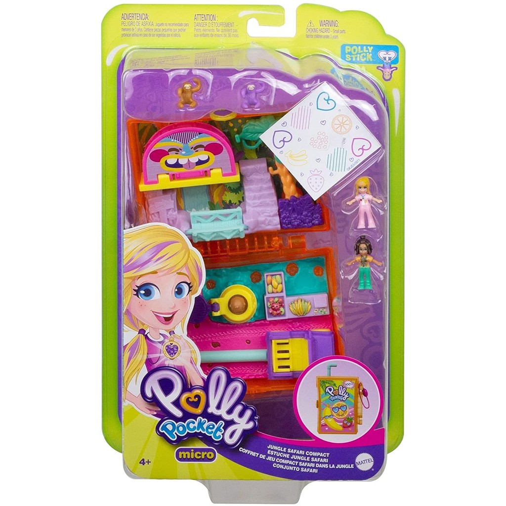 ĐỒ CHƠI POLLY POCKET - Polly Pocket khám phá Rừng Nhiệt Đới - MÃ SP GKJ53/FRY35