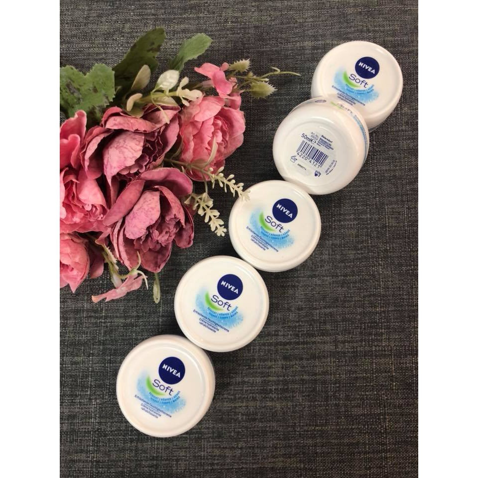 Kem nẻ, giữ ẩm Nivea Soft {Germany Authentic}