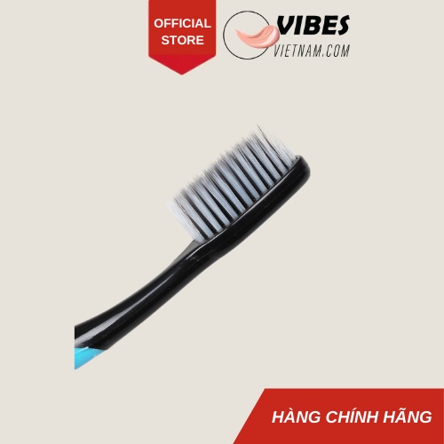 [ Tặng cốc gấu đựng bàn chải ] Bàn chải đánh răng than tre hoạt tính mềm mịn - vibesvietnam