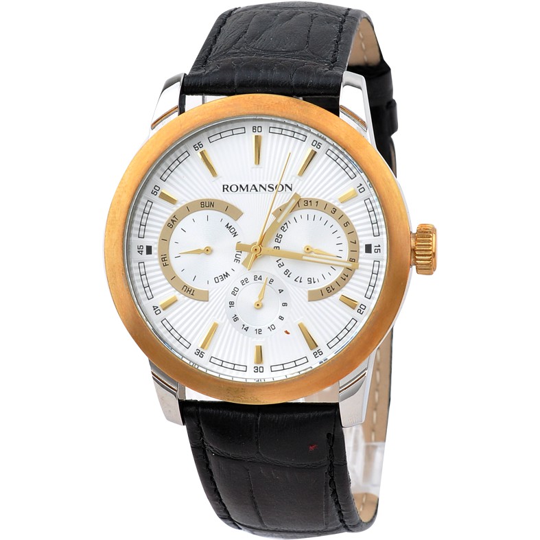 Đồng hồ nam chính hãng Hàn Quốc Romanson TL2647FMCWH, máy Thụy Sĩ, miễn phí thay pin - Galle Watch