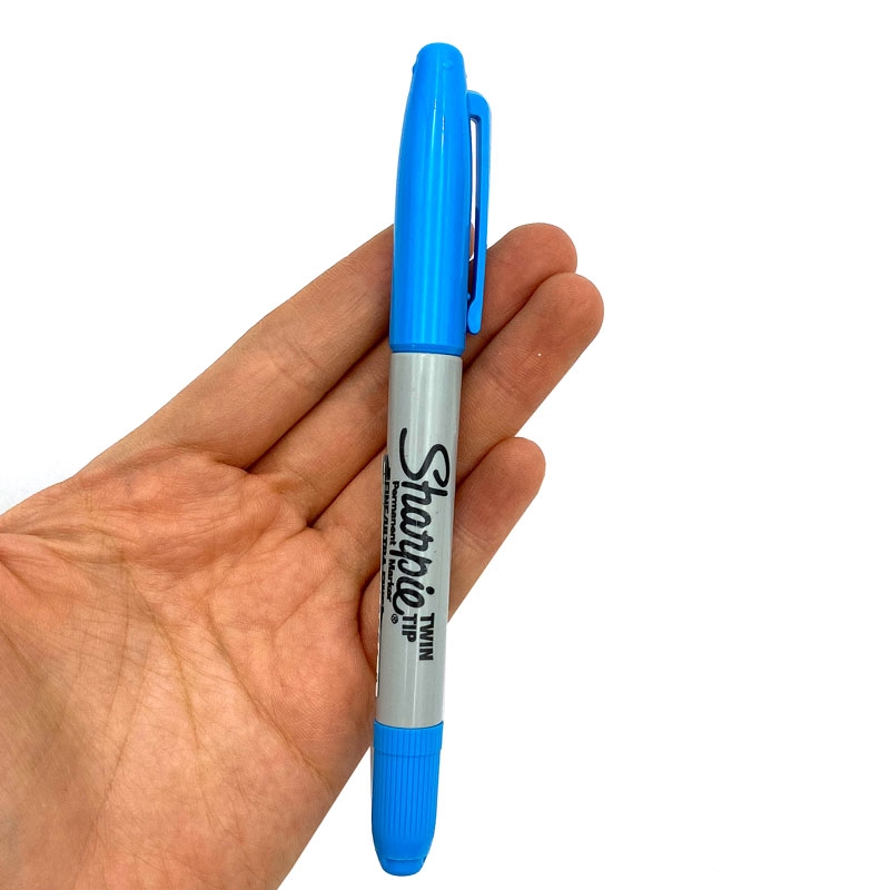 Bút Lông Dầu SHARPIE TWIN TIP 1799119 - Xanh Da Trời - Flexoffice