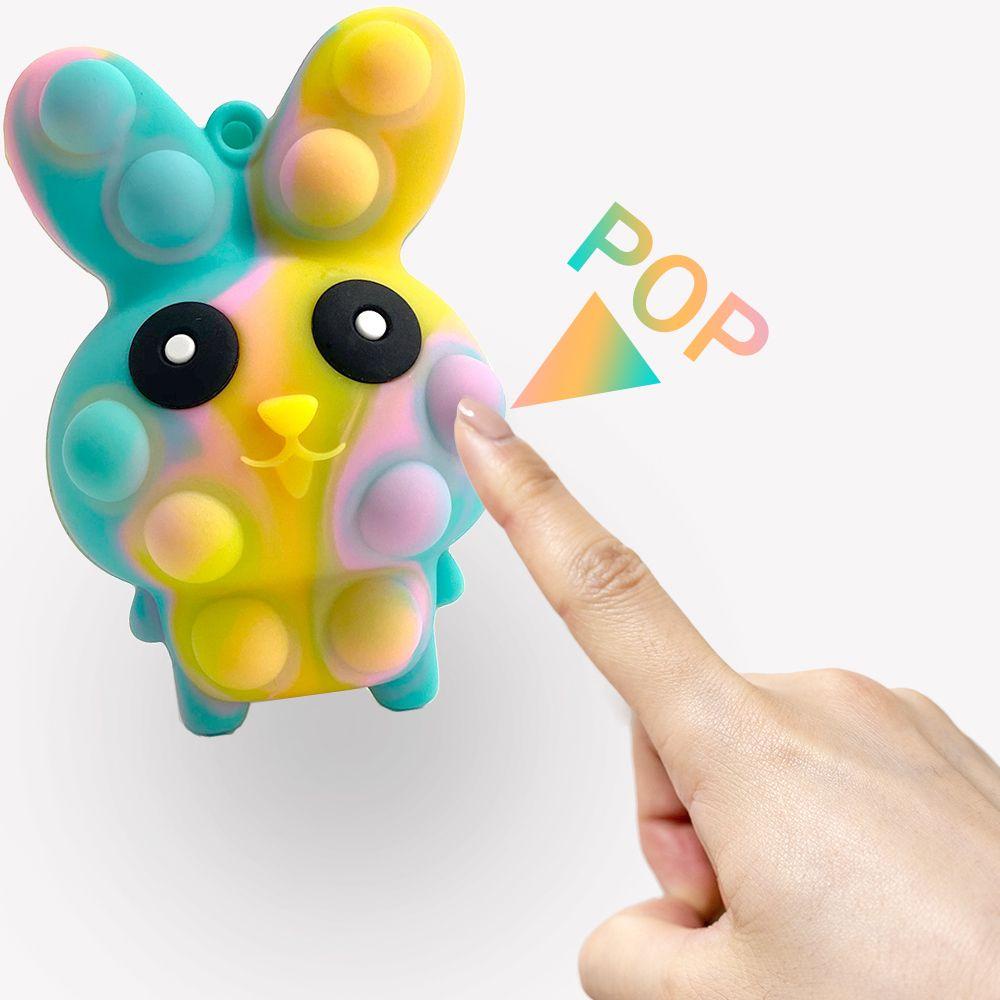 LONTIME Móc Khóa Hình Con Quay Đồ Chơi Fidget Spinner 3D GiúP GiảM Stress Cho NgườI LớN / Trẻ Em
