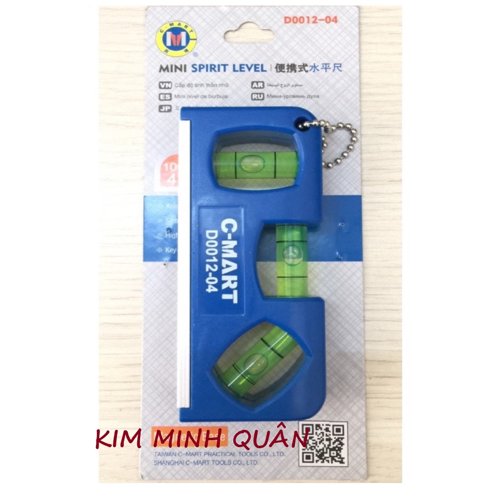 Thước Thuỷ Mini Có Từ 100mm/4" D0012-04 CMART
