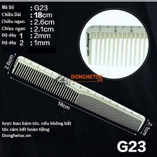 Lược cắt tóc nam/nữ nhập khẩu Japan G23