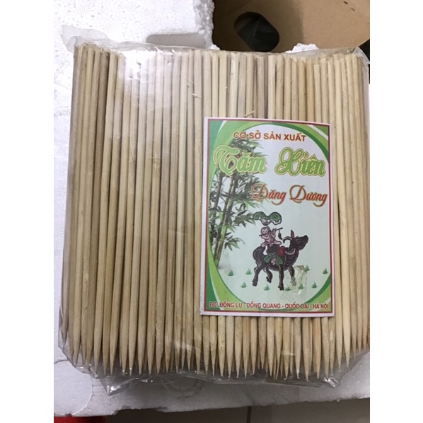 Tăm xiên gói 500g dài 15cm to đẹp