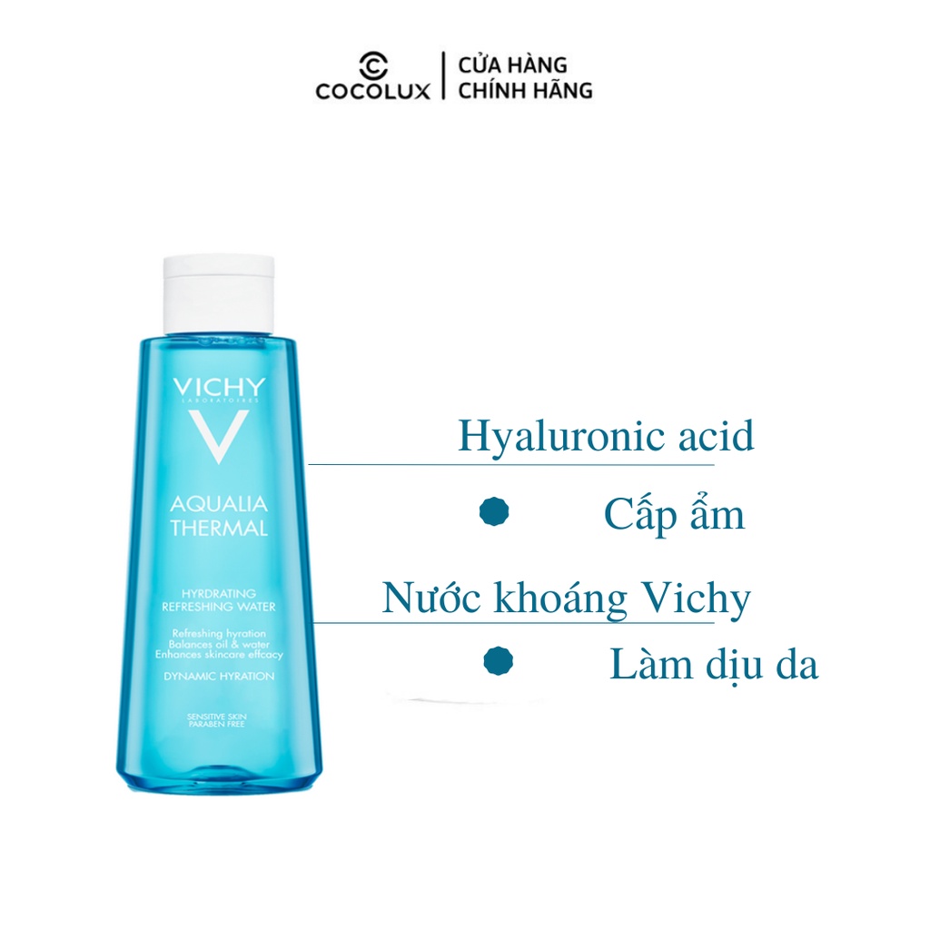 Nước Hoa Hồng Dành Cho Da Dầu, Da Hỗn Hợp Aqualia Thèrmal Vichy 200ml