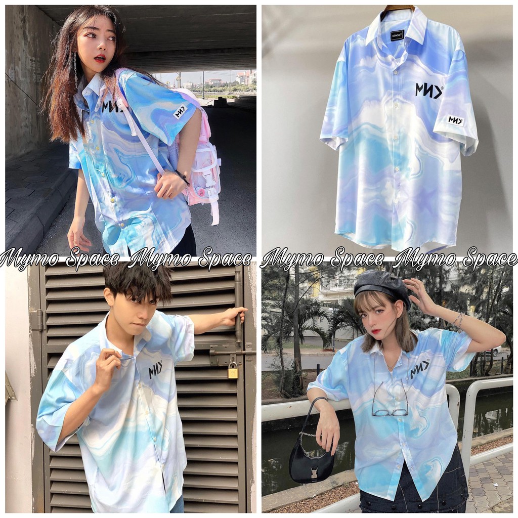 [FULLTAG CHÍNH HÃNG] Áo Sơmi MENDE MNK TIE DYE FULLTAG | Sơ Mi Lụa Mềm CNK 100% | CHUẨN CAO CẤP 1:1 LOCAL BRAND