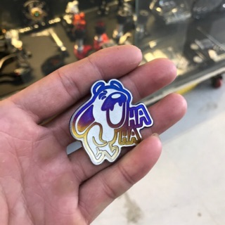 Tem logo keo dán 3M Usa TiTan khò Gr5, tem mèo TiTan, tem logo nhỏ honda, tem titan Durex