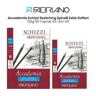 [Giá Tốt] Sổ vẽ chì Fabriano Schizzi Sketching 120gsm 50 sheets