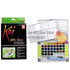 [ TÂM TÂM ]-Màu nước Koi, Koi water color 36 màu (Sakura-Nhật)-