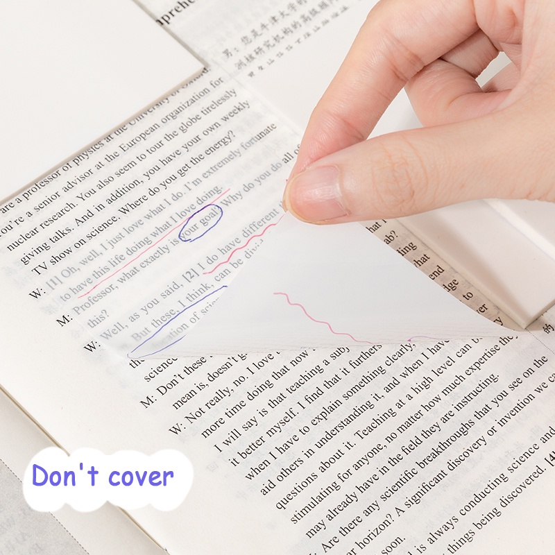 Giấy ghi chú trong suốt chống thấm nước tiện dụng cho văn phòng/ trường học