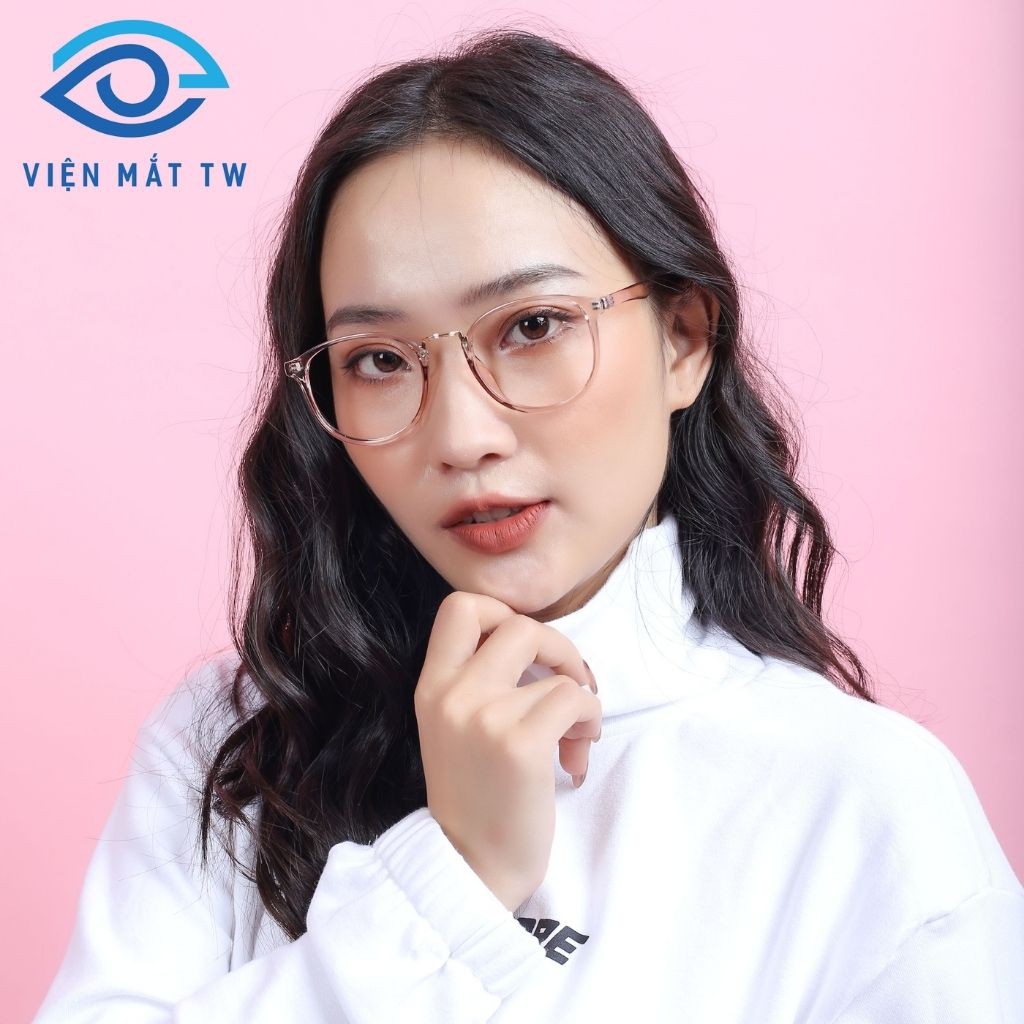 Gọng kính tròn chất liệu nhựa dẻo 4 màu phụ kiện thời trang nữ Vienmattw1.Official 209 | BigBuy360 - bigbuy360.vn