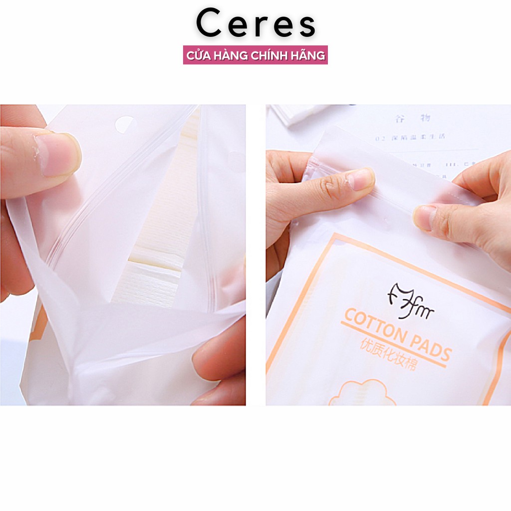 Bông Tẩy Trang 3 Lớp 💕𝑭𝒓𝒆𝒆𝒔𝒉𝒊𝒑💕 Bổng Tẩy Trang Cotton Pads Mofa Meiren Túi 222 Miếng | BigBuy360 - bigbuy360.vn