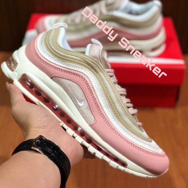 < VIDEO + ẢNH THẬT > GIÀY SNEAKER MAX HỒNG PHẢN QUANG