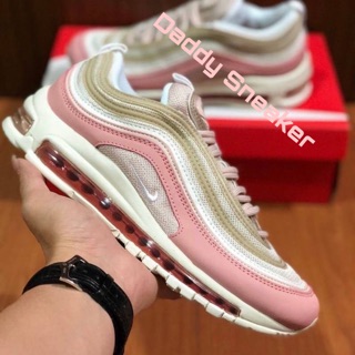 Giày sneaker max hồng phản quang
