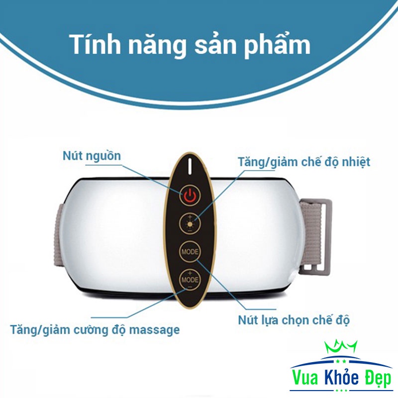 Đai massage bụng, máy rung giảm mỡ bụng, máy tan mỡ bụng BEAME BM-B45