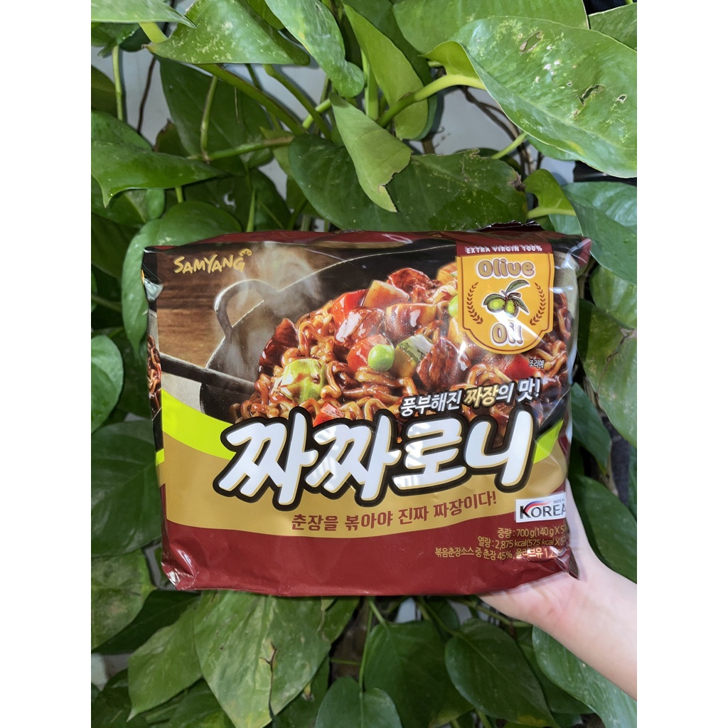 Mì Trộn Tương Với Dầu Olive SamYang Hàn Quốc Mì Trộn Tương Tàu
