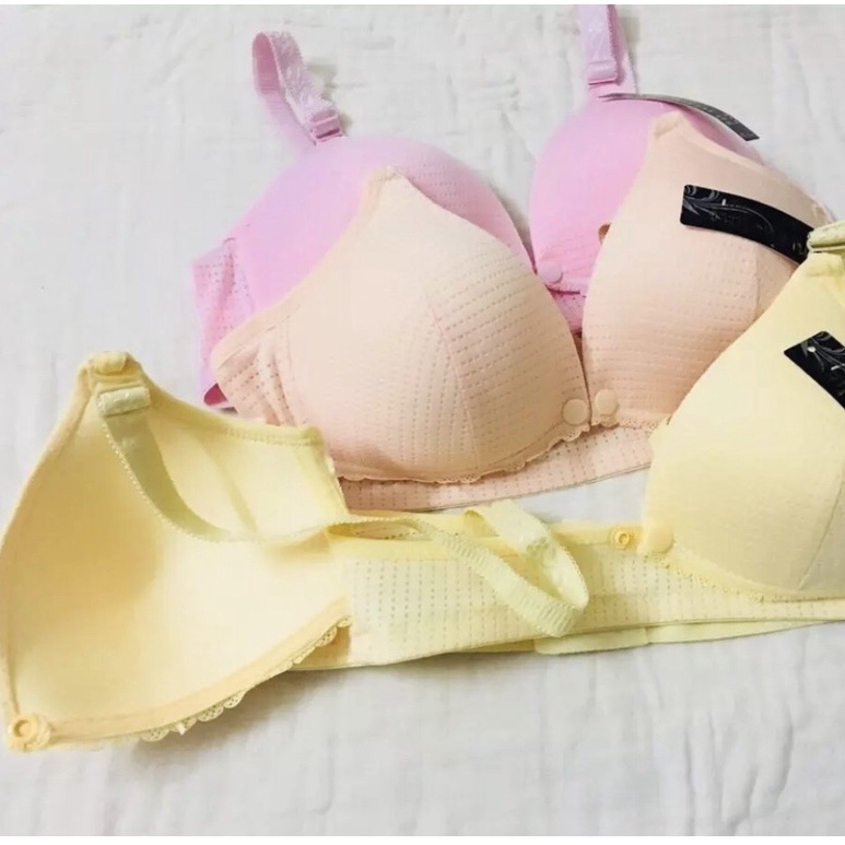 Áo lót bầu thông hơi, mở cúc cho bé ti mặc được cả bầu và sau sinh, thoáng mát, dây điều chỉnh vai, form to thoải mái