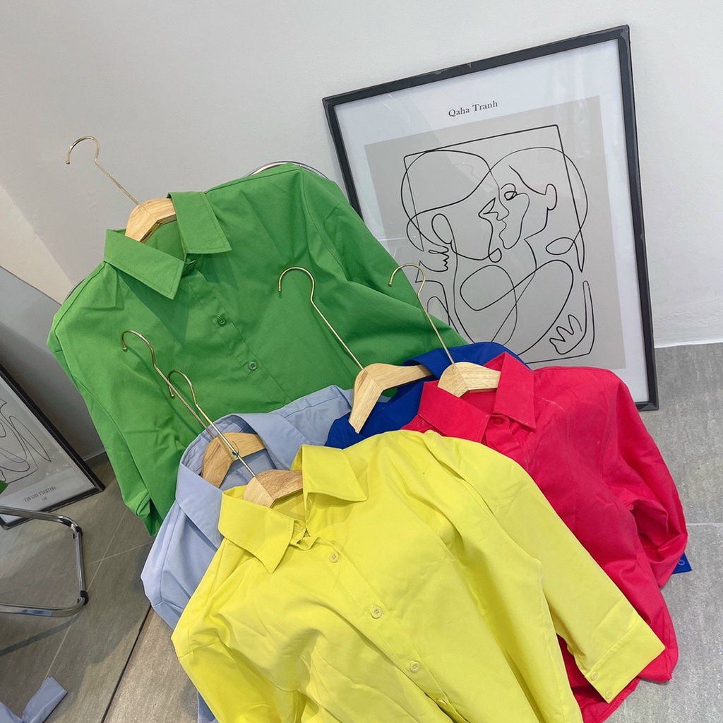 Áo sơ mi nữ oversize L.I.E.N Boutique năng động ,cá tính | BigBuy360 - bigbuy360.vn