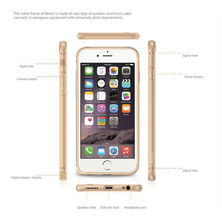 Khung kim loại bảo vệ dành cho IPhone 6 Plus & 6s Plus
