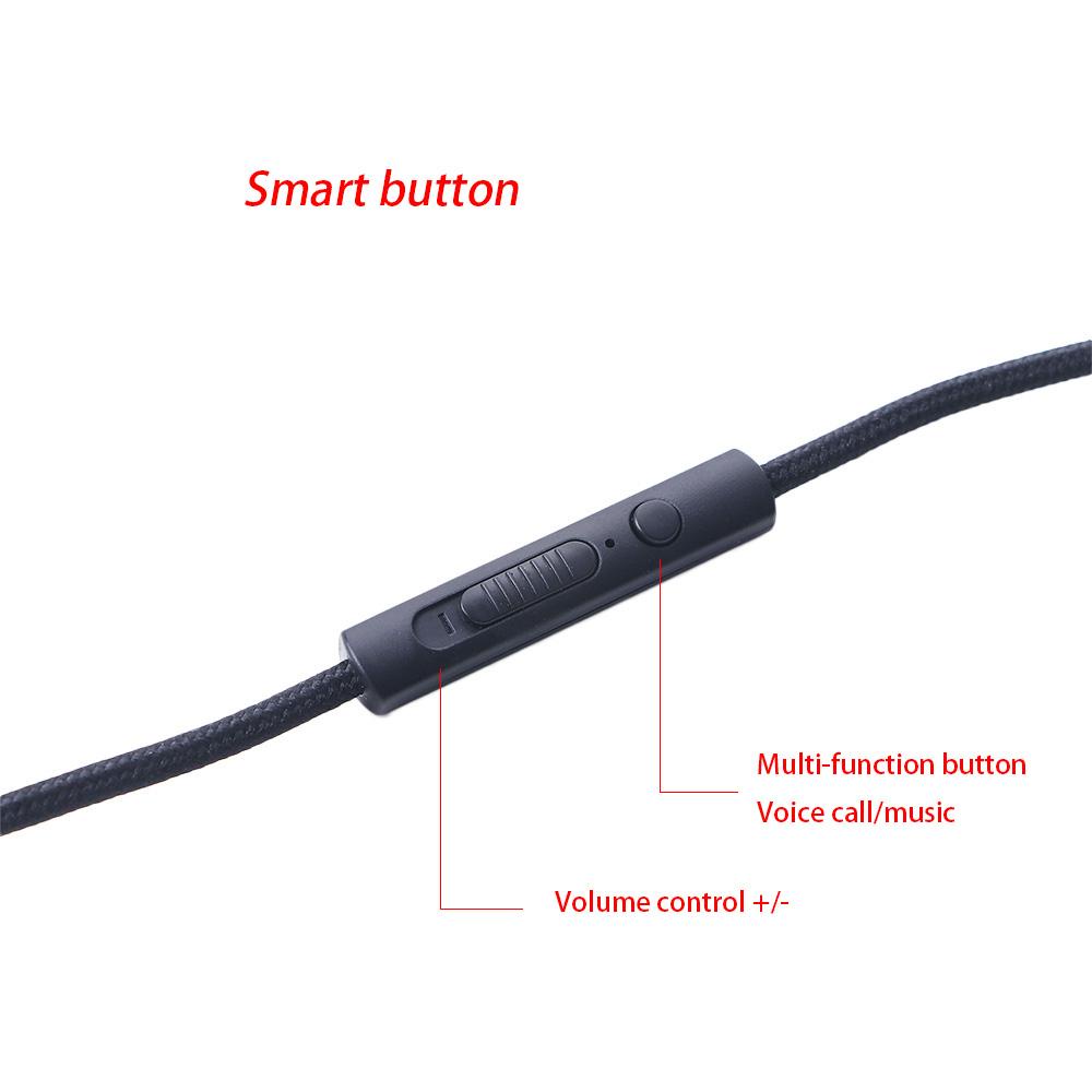 AUGUSTINA Dây Cáp Âm Thanh Tai Nghe Với Mic Mạ Nilon Bện Cho Xe Hơi