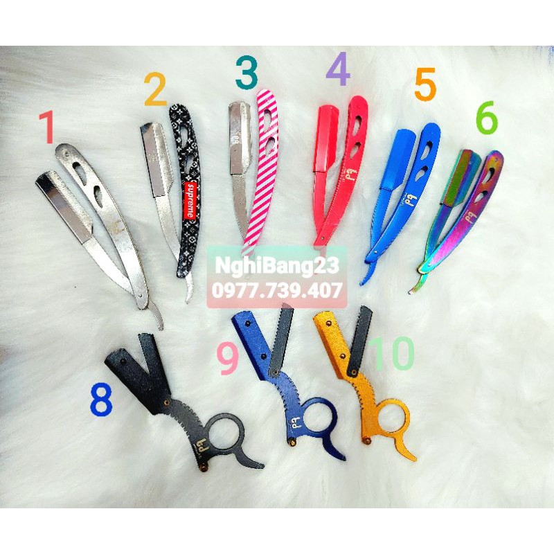 [Siêu rẻ]✅ Cán dao cạo tóc, cạo mặt BARBER thay dao lam.