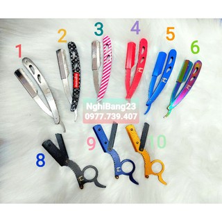 ✅ cán dao cạo tóc, cạo mặt barber thay dao lam.