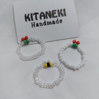 Nhẫn hạt cườm handmade