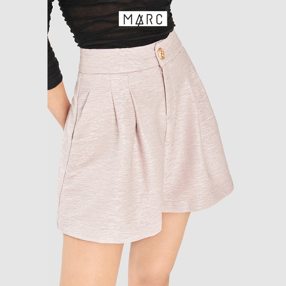 Quần nữ MARC FASHION short vải texture nhấn 4 ly