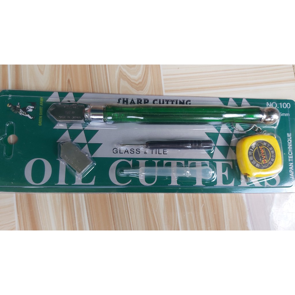 DAO CẮT KÍNH, DAO CẮT THỦY TINH HIỆU SHARP HÀNG CAO CẤP CÓ ĐẦY ĐỦ PHỤ KIỆN ĐI KÈM