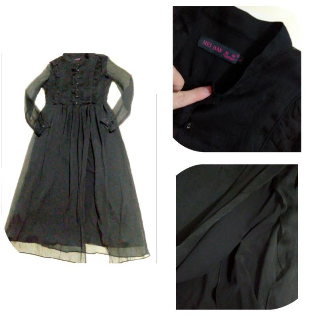 Đầm sz XL chất von lụa