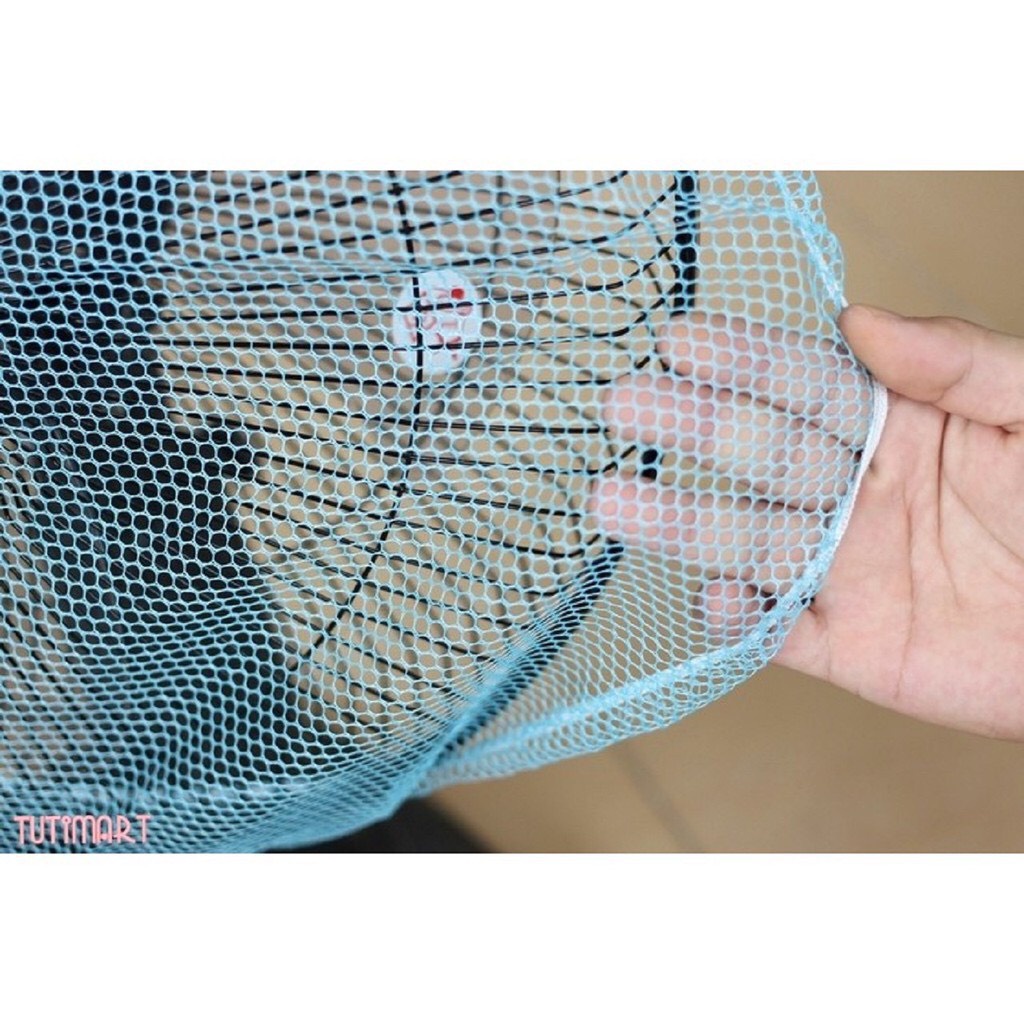 Lưới bọc quạt an toàn siêu tiện dụng có dây rút