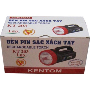 Đèn pin sạc xách tay cao cấp Kentom KT 203