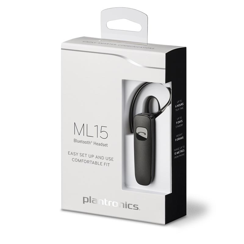 Tai nghe bluetooth Plantronics ML15 hỗ trợ kết nối 2 tai nghe cùng lúc (đen) - Phụ Kiện 1986Tai nghe nhét tai