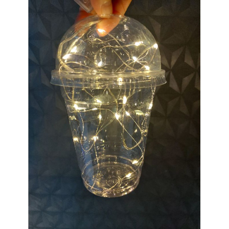 Đèn trang trí cây thông/hang đá mini Noel dài 10m đủ màu/ vàng chạy bằng pin