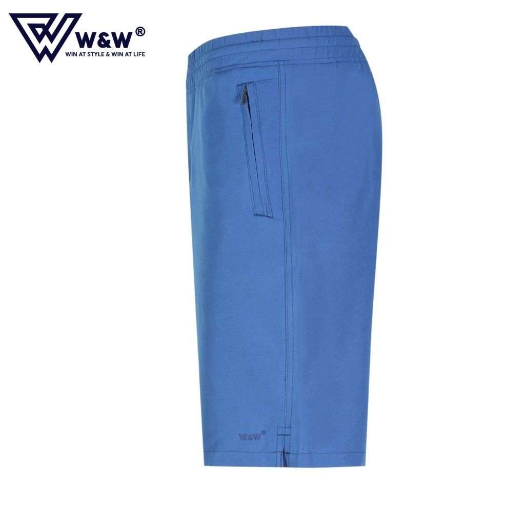 Quần Short Nam W&amp;W Vải Gió Cạp Chun, Chất Liệu Mỏng Nhẹ, Thoáng Mát, Dáng Thể Thao Trẻ Trung WSH14