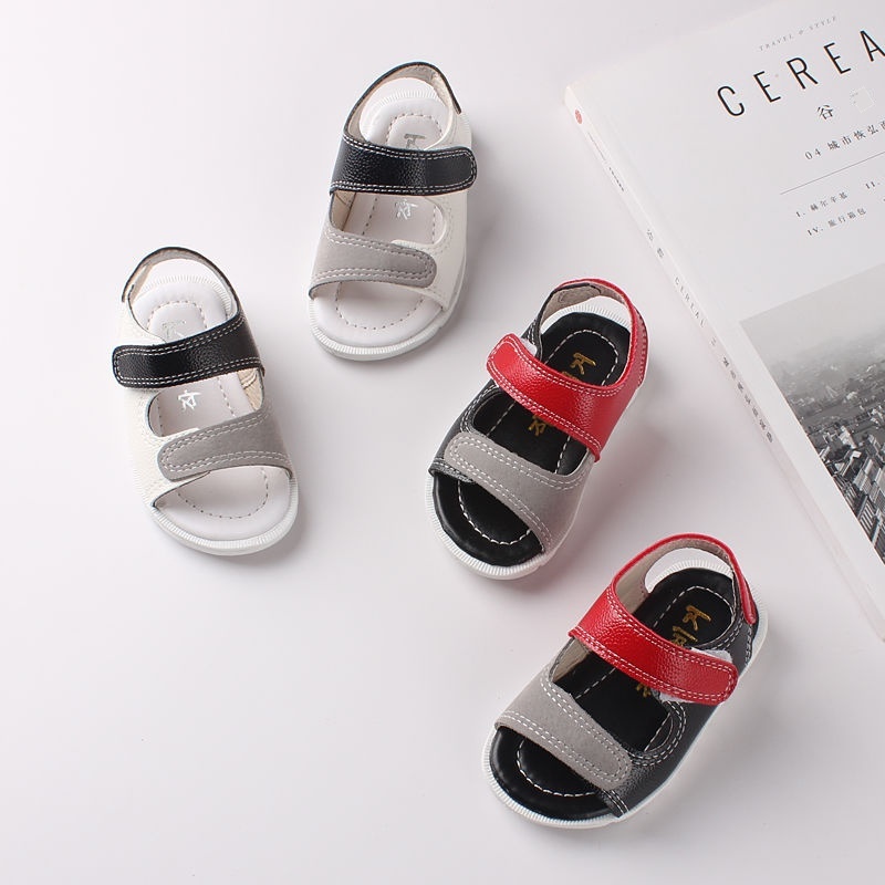 Sandal Đế Mềm Chống Trượt Thời Trang Mùa Hè 2019 Cho Bé Trai 1-2-3 Tuổi