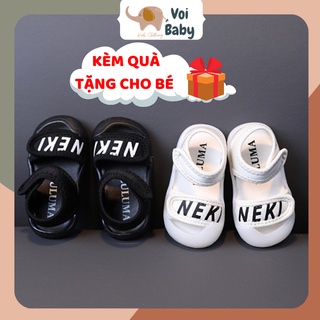 Dép cho bé gái trai, sandal trẻ em 1 2 tuổi, xăng đan quai hậu
