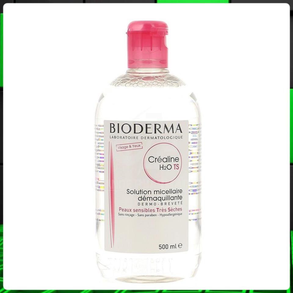 FREESHIP TOÀN QUỐC - Tẩy Trang Bioderma Senbio  Créaline 500ml chính hãng (Nắp Nhấn-Nắp Bật) ⓨⓞ