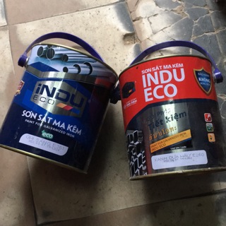 Sơn sắt mạ kẽm INDU ECO hộp to hàng chính hãng