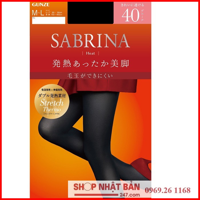 Quần tất giữ nhiệt Sabrina Warm Nhật Bản siêu ấm 80D - 110D - 120D - 210D